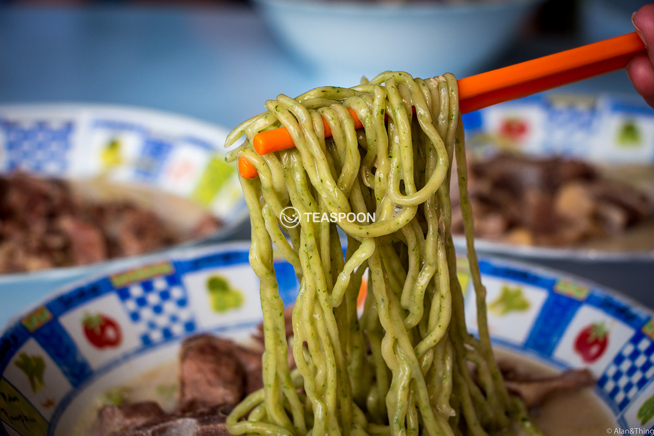 【Kuching Must Eat】Chong Chon Green Noodle Teaspoon